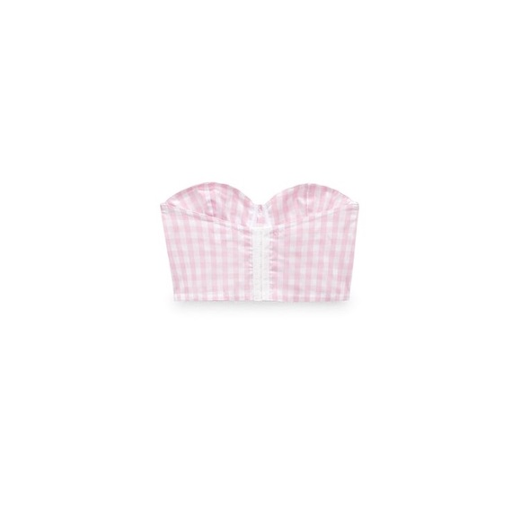 Zara x Barbie Pink Gingham Bustier - Picture 6 of 6